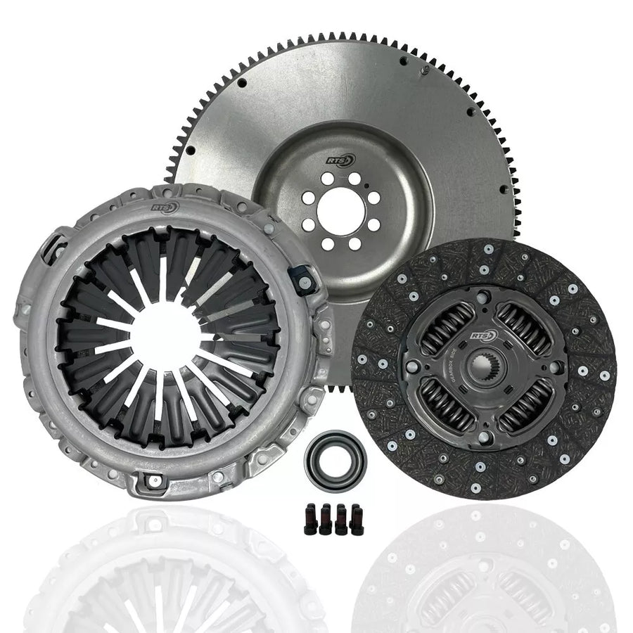 WhiteBox Performance 2000-2006 Ford Transit 2.4 DI Organic HD Clutch and Solid Flywheel Kit