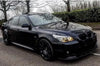 BMW E60/61 M Sport Low Splitter Kit Gloss Black ABS Plastic