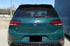 VW GOLF MK 7.5 R Rear Diffuser Fins ABS Plastic Gloss Black