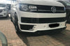 VW T6 Sportline Front Splitter ABS Plastic Gloss Black
