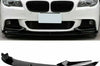 BMW 5 Series F10/11 M-Sport Front Splitter ABS Plastic Gloss Black