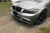 2008-2011 BMW E90/E91 M-SPORT LCI Front Splitter ABS Plastic Gloss Black