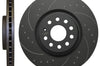2014-2018 Audi S1 WBP Rear Left & Right Side Grooved Brake Disc With Dimpled