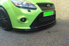 2008-2011 Ford Focus RS MK2 FL Front Splitter Gloss Black ABS Plastic