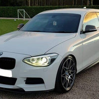 BMW 1 SERIES F20 PRE FL Front Splitter ABS Plastic Gloss Black