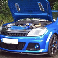 Vauxhall Astra H VXR Front Splitter ABS Plastic Gloss Black