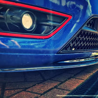 Ford Focus ST MK2 PRE FL Front Splitter Gloss Black ABS Plastic