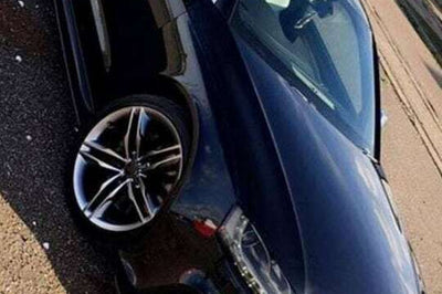 2007-2011 Audi A5 S - LINE Splitter Kit ABS Plastic Gloss Black