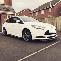 Ford Focus ST MK3 Prefacelift Splitter Kit Gloss Black ABS Plastic