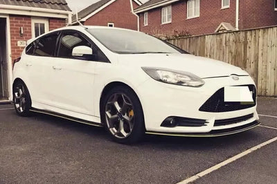 Ford Focus ST MK3 PRE FL Front Splitter Gloss Black ABS Plastic