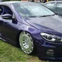 2008-2014 Volkswagen Scirocco MK3 Front Splitter ABS Plastic Gloss Black