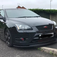 Ford Focus ST MK2 PRE FL Front Splitter Gloss Black ABS Plastic