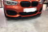 BMW 1 SERIES F20 Facelift Low Splitter Kit Gloss Black ABS Plastic