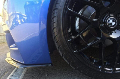 BMW F30 M - SPORT Front Splitter ABS Plastic Gloss Black