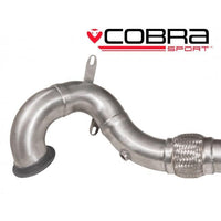 Cobra Exhausts - VW Golf GTI (Mk7) 2.0 TSI (5G) (12-17) Sports Cat / De-Cat Front Downpipe Performance Exhaust