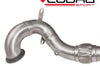 Cobra Exhausts - VW Golf GTI (Mk7) 2.0 TSI (5G) (12-17) Sports Cat / De-Cat Front Downpipe Performance Exhaust
