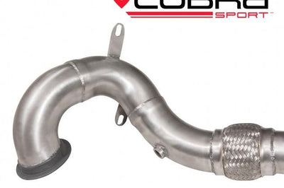 Cobra Exhausts - VW Golf GTI (Mk7.5) 2.0 TSI (5G) (2017-20) Sports Cat / De-Cat Front Downpipe Performance Exhaust