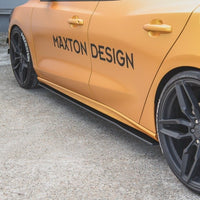 Maxton Design - RACING SIDE SKIRT SPLITTERS FORD FOCUS MK4 ST/ MK4 ST LINE (2019-)