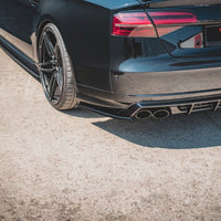 Maxton Design - REAR SIDE SPLITTERS V.2 AUDI S8 D4 FACELIFT (2015-2017)