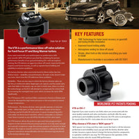 GFB T9454 VTA VENT TO ATMOSPHERE BLOW OFF VALVE - FORD FOCUS MK2 RS