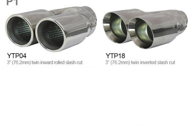 Cobra Exhausts - Ford Fiesta (Mk8) 1L EcoBoost ST-Line (ST Style) Twin Tip Cat Back Performance Exhaust