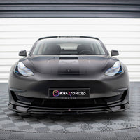 Maxton Design - FRONT SPLITTER V.3 TESLA MODEL 3 (2017-2023)