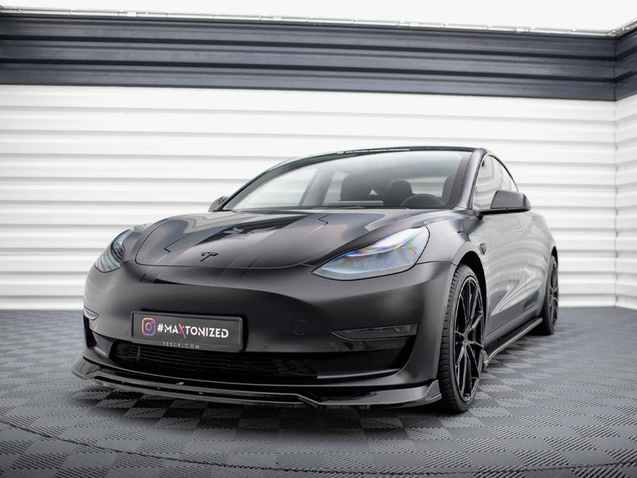 Maxton Design - FRONT SPLITTER V.3 TESLA MODEL 3 (2017-2023)