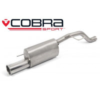 Cobra Exhausts - Vauxhall Corsa D 1.2 & 1.4 (07-14) Rear Box Performance Exhaust