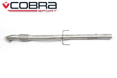 Cobra Exhausts - Vauxhall Corsa D VXR Nurburgring (07-09) Secondary Sports Cat / De-Cat Front Pipe Performance Exhaust