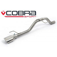 Cobra Exhausts - Vauxhall Corsa D 1.2 & 1.4 (07-14) Venom Box Delete Rear Performance Exhaust