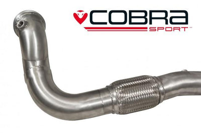 Cobra Exhausts - Vauxhall Corsa E VXR (15-18) Front Pipe Sports Cat / De-Cat Performance Exhaust