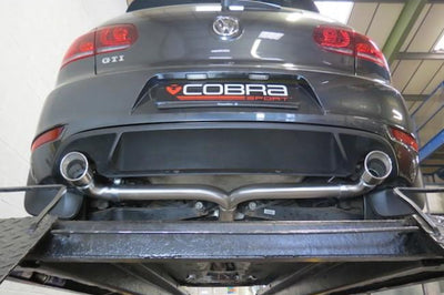 Cobra Exhausts - VW Golf GTI (Mk6) 2.0 TSI (5K) (09-12) Venom Box Delete Race Cat Back Performance Exhaust