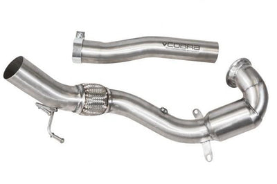 Cobra Exhausts - Seat Ibiza Cupra 1.8 TSI (16-18) Sports Cat / De-Cat Front Downpipe Performance Exhaust