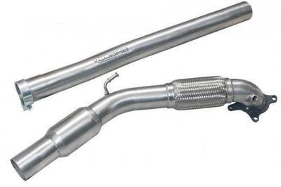 Cobra Exhausts - VW Scirocco R 2.0 TSI (09-18) Sports Cat / De-Cat Front Downpipe Performance Exhaust