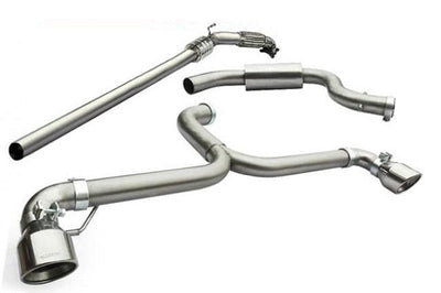 Cobra Exhausts - VW Scirocco R 2.0 TSI (09-18) Venom Box Delete Race Turbo Back Performance Exhaust