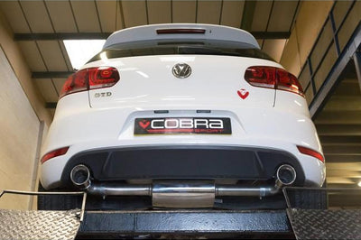 Cobra Exhausts - VW Golf GTD (Mk6) 2.0 TDI (5K) (09-13) GTI Style Cat Back Performance Exhaust