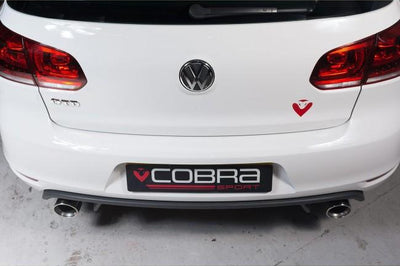 Cobra Exhausts - VW Golf GTD (Mk6) 2.0 TDI (5K) (09-13) GTI Style Cat Back Performance Exhaust