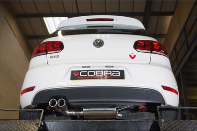 Cobra Exhausts - VW Golf GTD (Mk6) 2.0 TDI (5K) (09-13) Cat Back Performance Exhaust