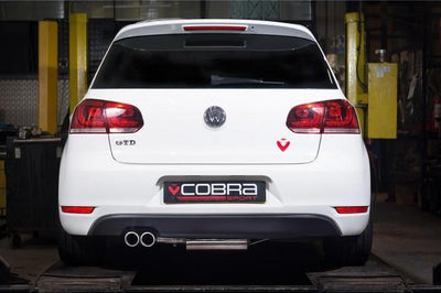 Cobra Exhausts - VW Golf GTD (Mk6) 2.0 TDI (5K) (09-13) Cat Back Performance Exhaust
